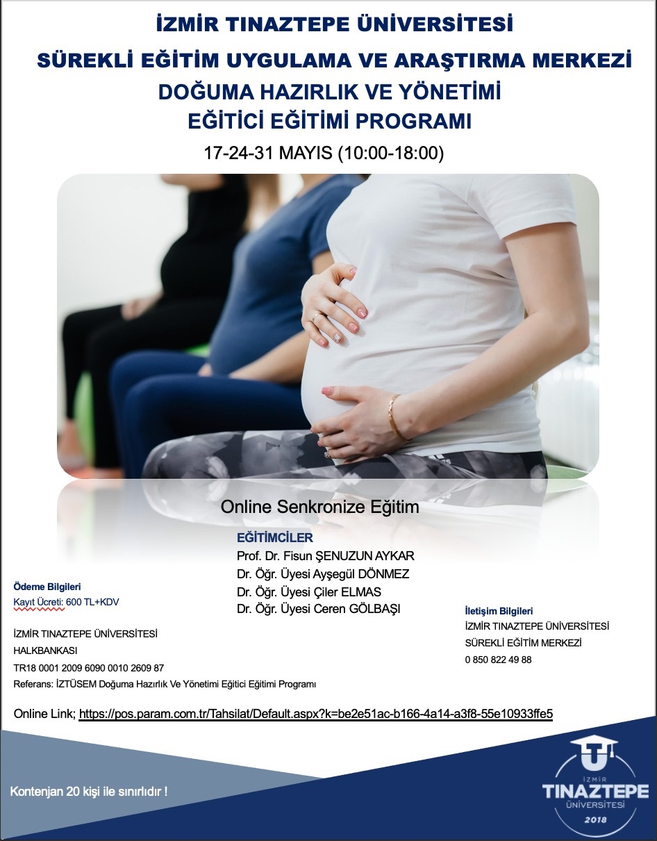 >Doğuma Hazırlık ve Yönetimi Eğitici Eğitimi Programı